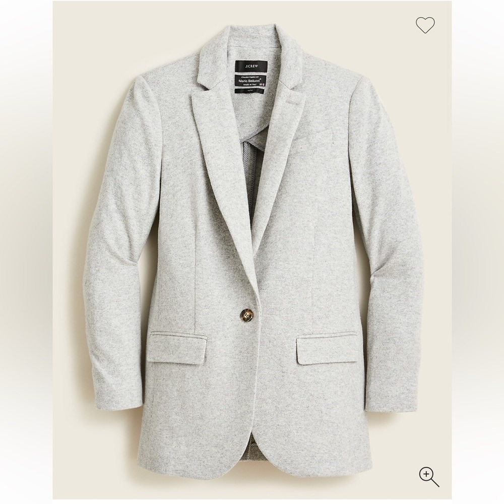 J.Crew Alfie blazer in Italian knit wool blend size 14